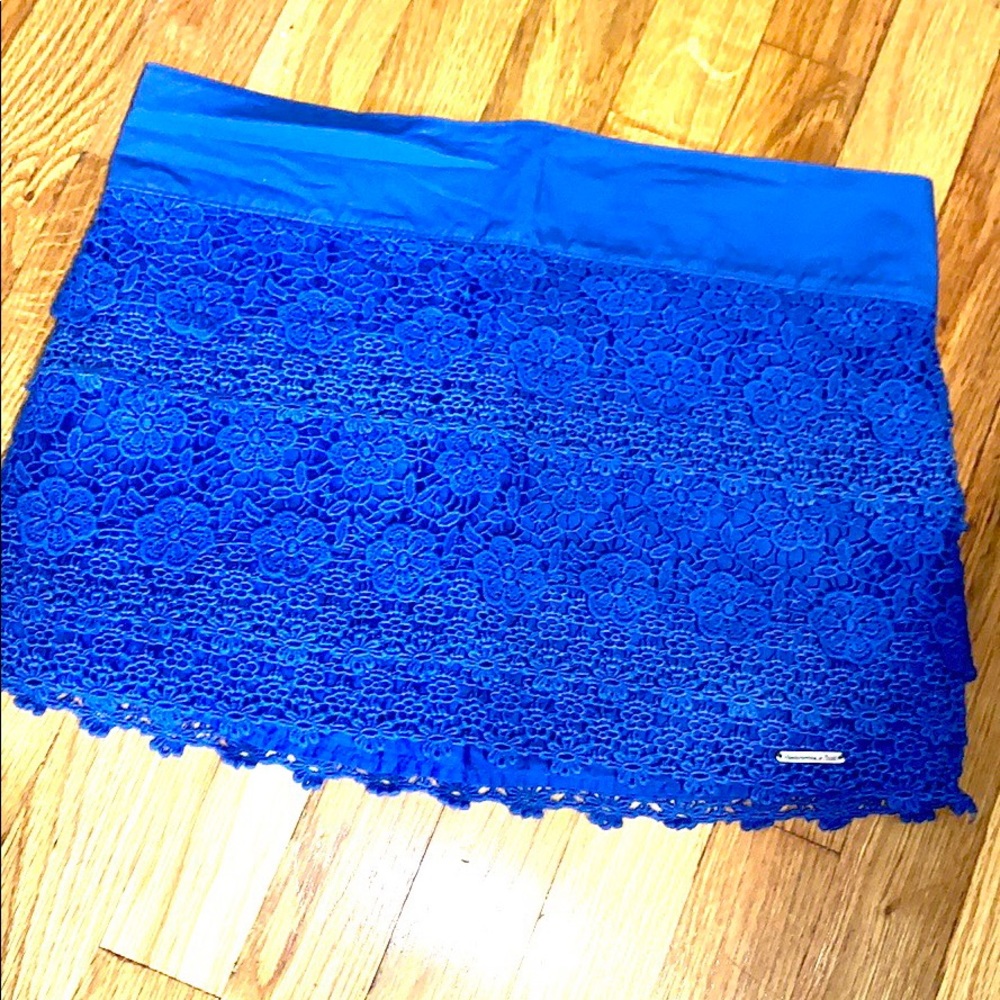 AF cobalt blue lace skirt